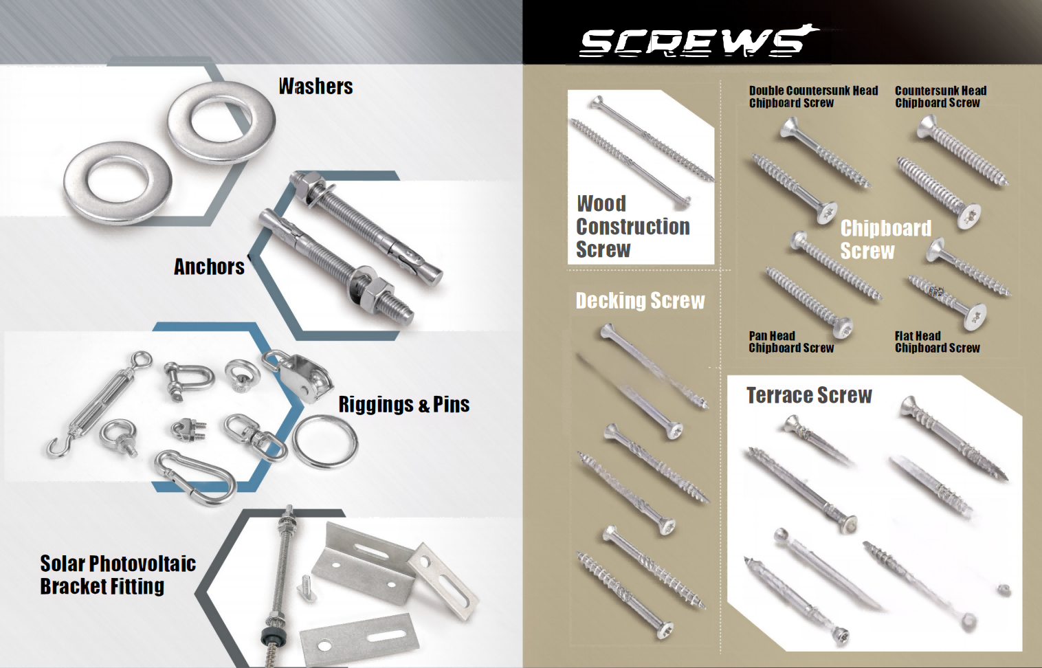 SS304 and SS316 stainless steel fasteners comparison