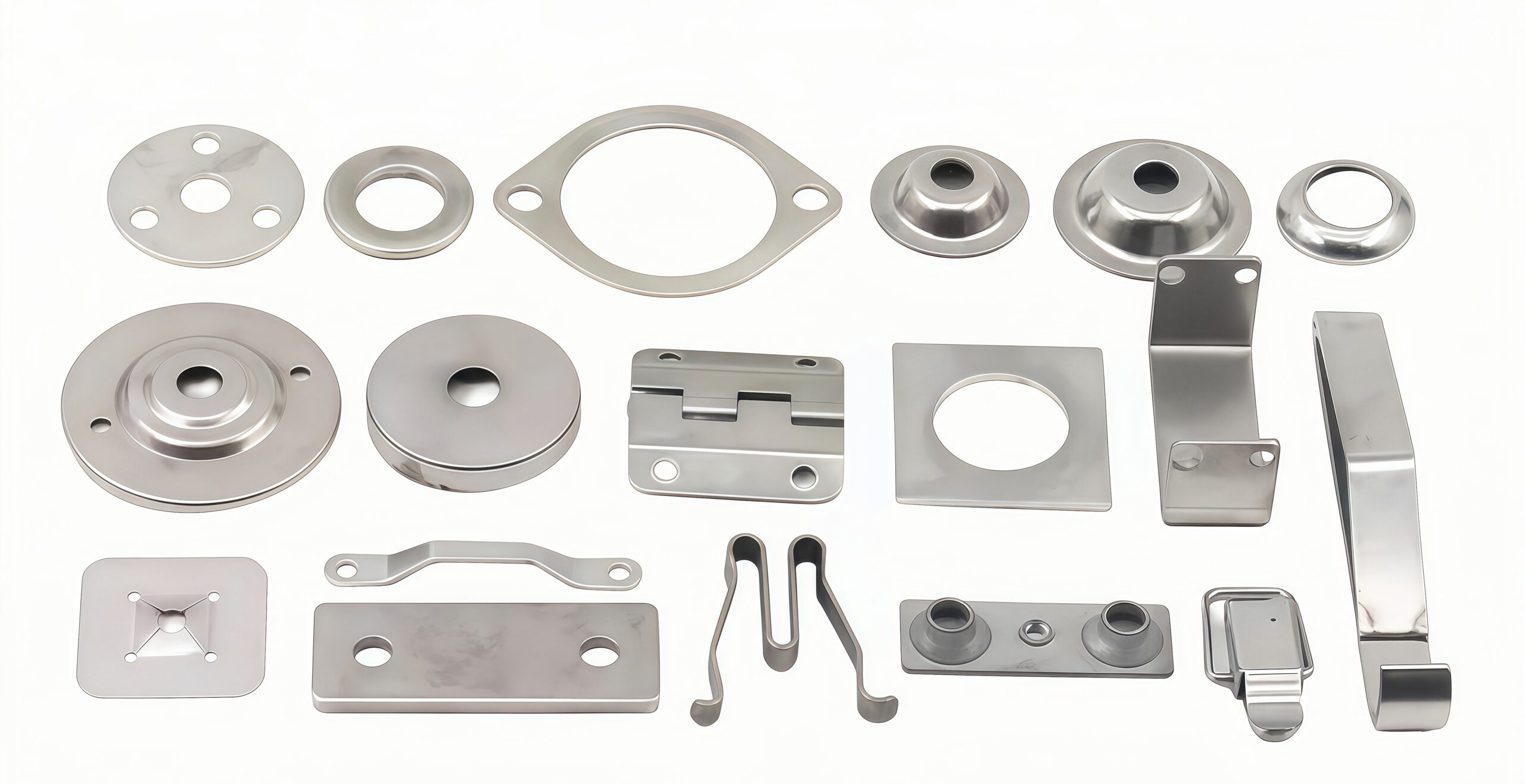 Stainless steel fasteners including bolts, screws, nuts and washers