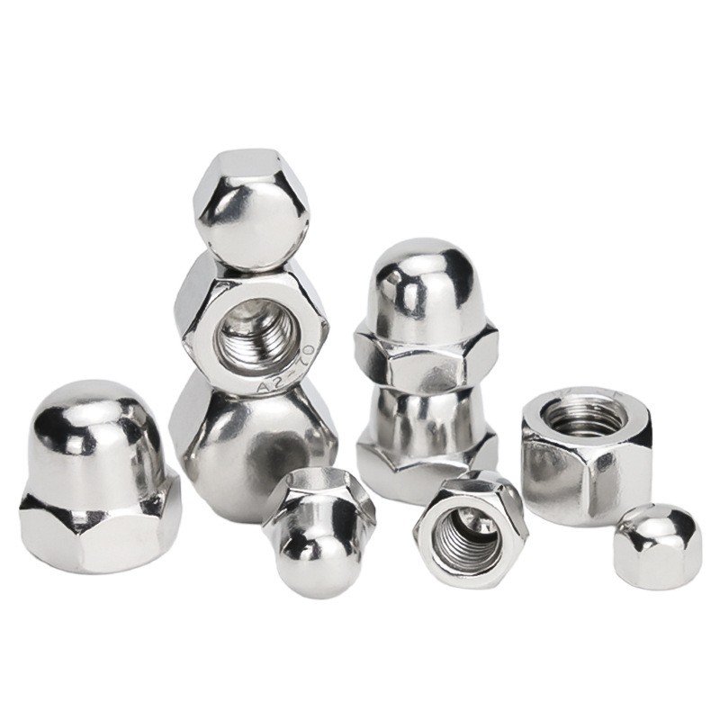 Heavy Duty GB923 Stainless Steel Cap Nuts for Rigging Hardware Thread Protection