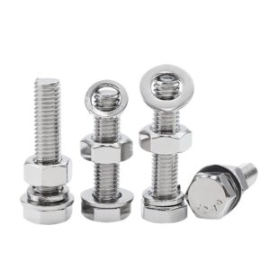Heavy Duty M3-M14 Stainless Steel Hex Bolt Nut Washer Kit for Rigging Hardware