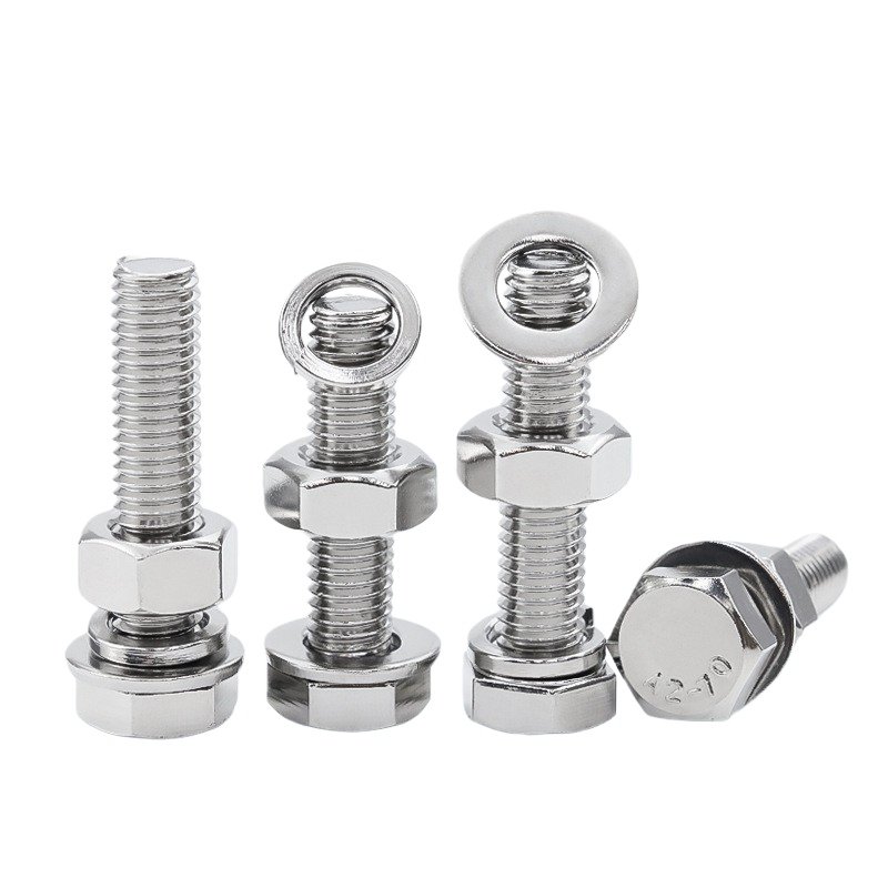 Heavy Duty M3-M14 Stainless Steel Hex Bolt Nut Washer Kit for Rigging Hardware