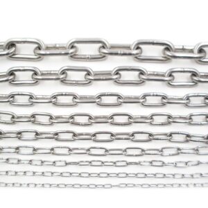 Heavy Duty Stainless Steel Link Chain for Industrial Rigging Hardware and Lifting