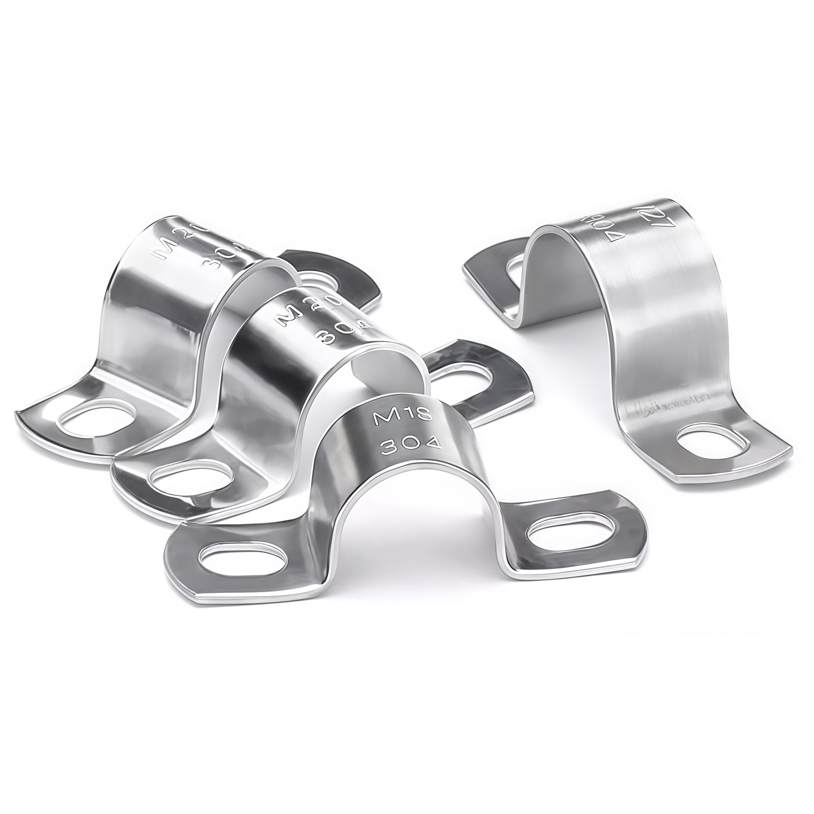 CNC Precision Punched Saddle Clamps with ±0.005mm Hole Tolerance
