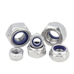 Heavy Duty DIN 985 Stainless Steel Nylon Insert Lock Nuts for Rigging Hardware