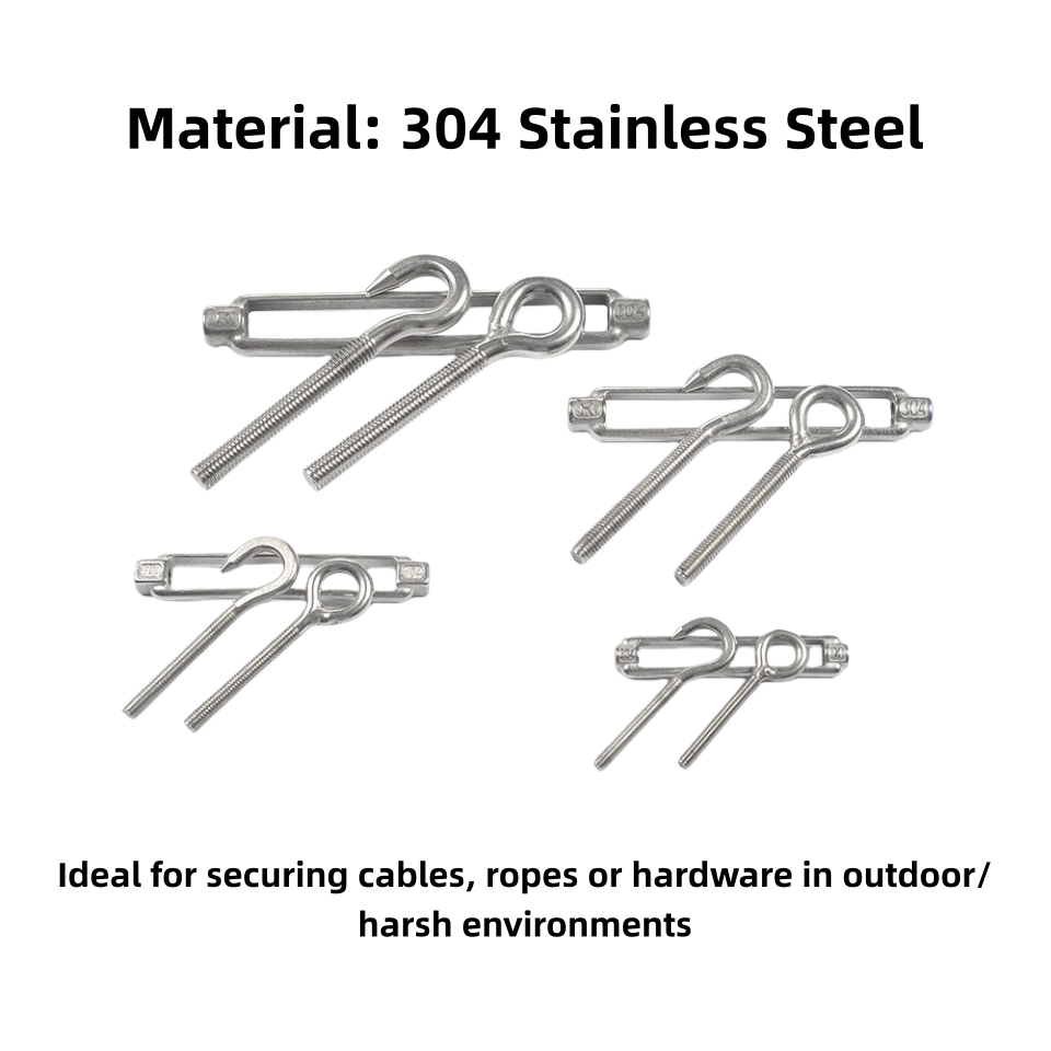 CNC Precision Machined Adjustable Turnbuckles with ±0.005mm Tolerance