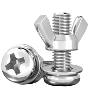 Grade 12.9 High Strength Hex Bolt with Nut and Spring Washer Kit - Black Oxide Alloy Steel