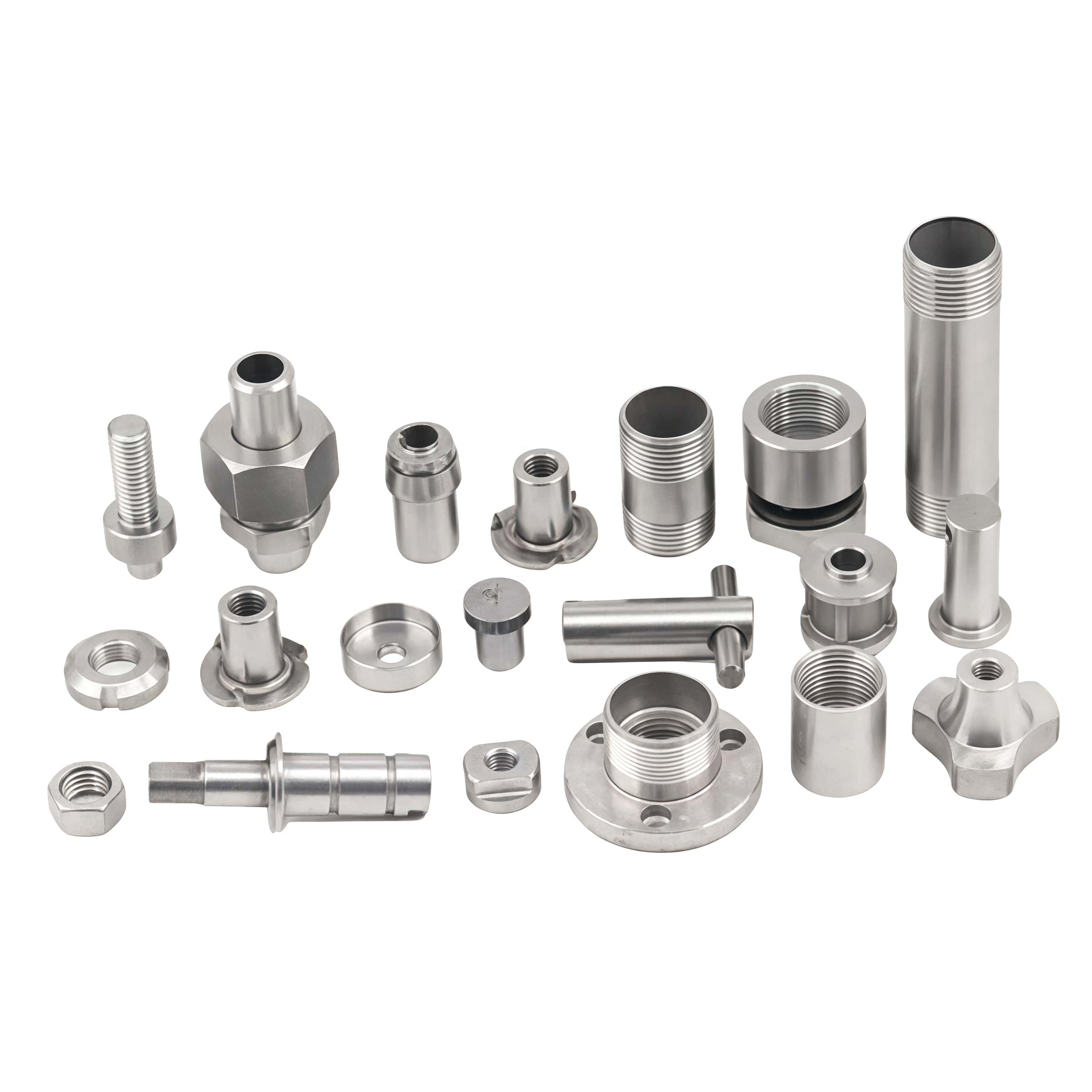 CNC machined precision metal components and turned parts