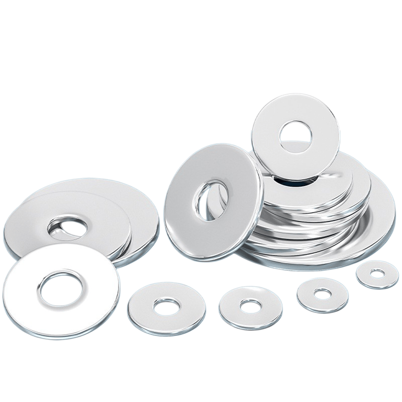 Stainless Steel Flat Washers and Large OD Fender Washers - SS304/SS316 Plain Washer Assortment