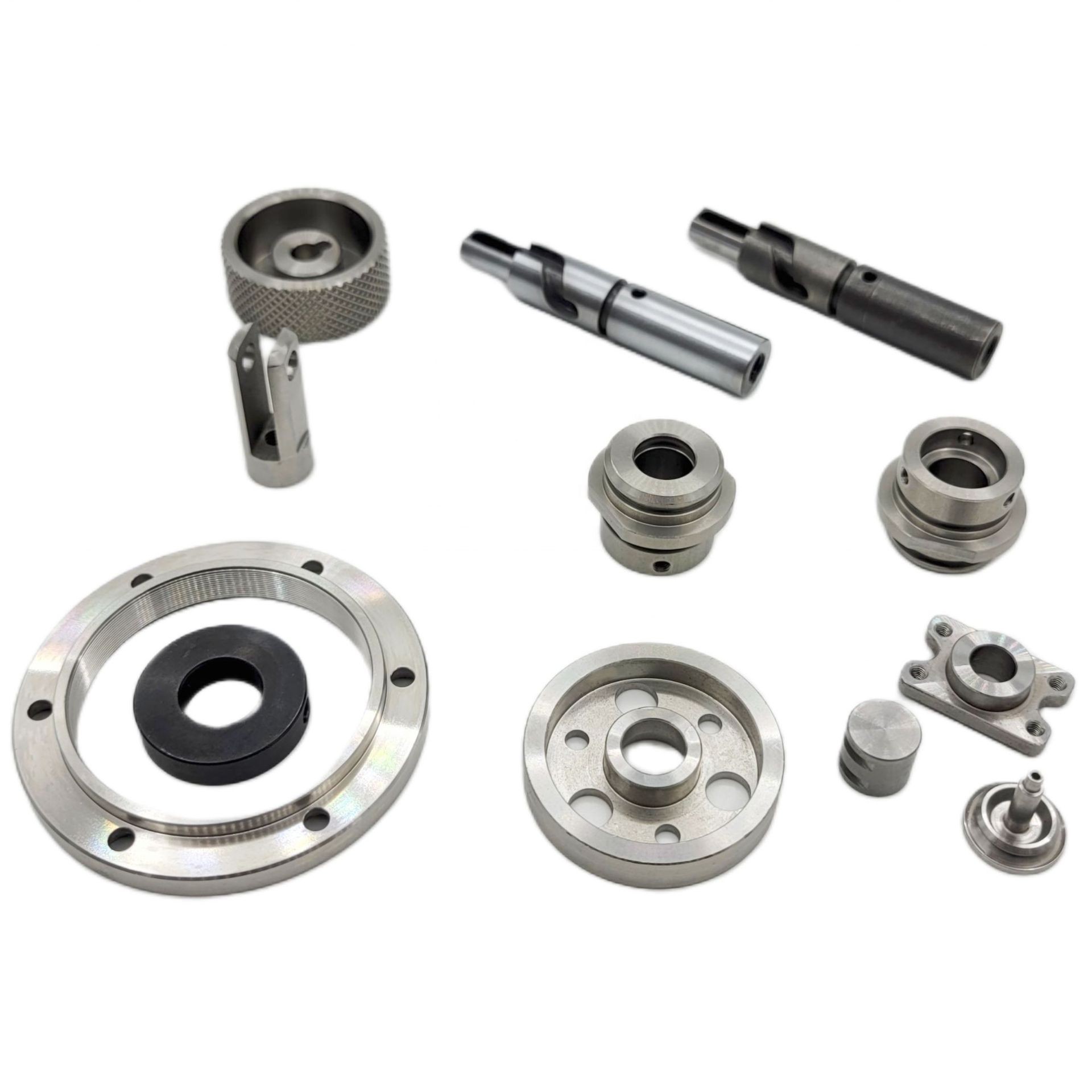 anodized aluminum CNC shaft component