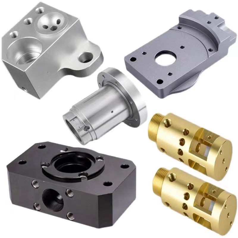 brass connector fitting CNC part