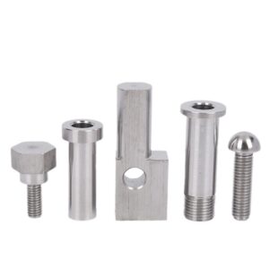 CNC machined brass connector part