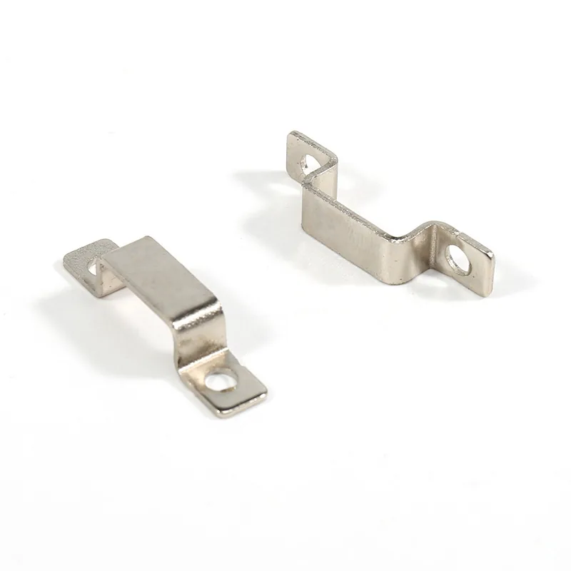 precision formed metal strap parts for mounting assemblies